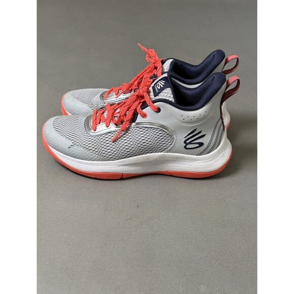 Under Armour Curry GS 3Z6 Gray Basketball Shoes Men\'s Size 8.5 main image 11